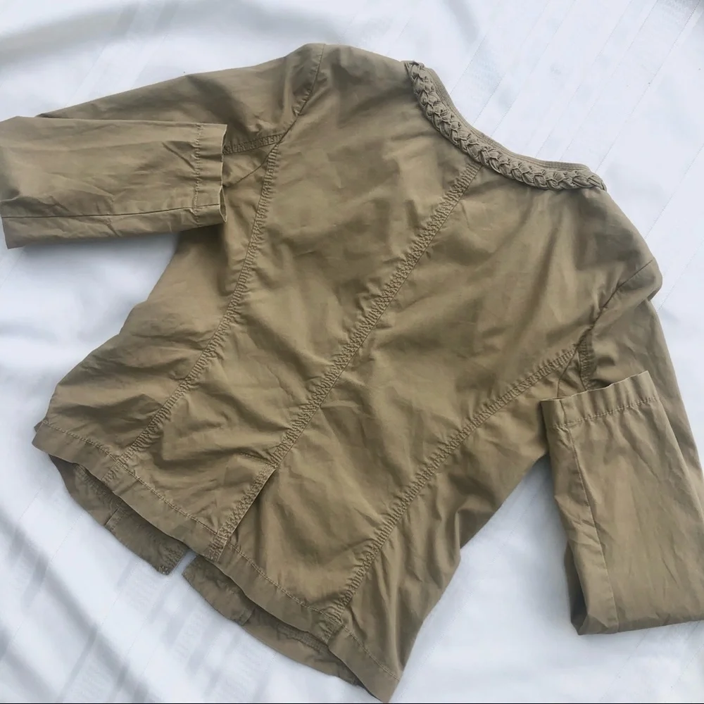 J. Crew khaki blazer chino broken in classic twill jacket women’s size 4